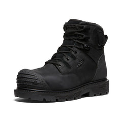 Men's Camden 6" Waterproof Boot (Carbon Toe) | Black/Black