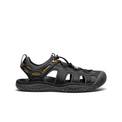 Men's SOLR Sandal | Black/Gold