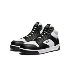 Men's Overton Mid Work Shoe (Carbon Toe) | Star White/Black