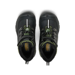 Little Kids' Kanibou Waterproof Winter Boot | Black/Bronze Green