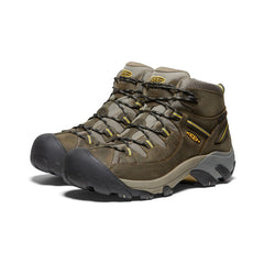 Men's Targhee II Mid Waterproof Hiking Boots | Black Olive/Yellow