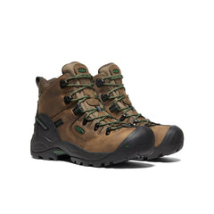Men's Pittsburgh Energy 6" Waterproof Boot (Carbon Toe) | Cascade Brown/Greener Pastures