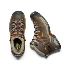 Men's Detroit XT Waterproof Boot (Soft Toe) | Black Olive/Leather Brown