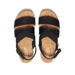 Women's Elle Criss Cross Sandal | Black/Birch