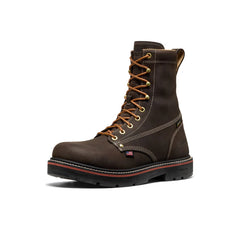 Men's Liberty 8" Waterproof 90° Heel Boot (Carbon Toe) | Coffee Bean/Black