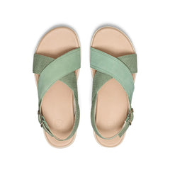 Women's Elle Luxe Cross Strap Sandal | Granite Green/Granite Green