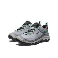 Women's Targhee IV Wide Waterproof Hiking Shoe | Alloy/Granite Green
