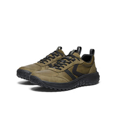 Men's KS86 Leather Sneaker | Dark Olive/Black