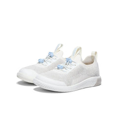 Little Kids' KNX Knit Sneaker | Star White/Skyway