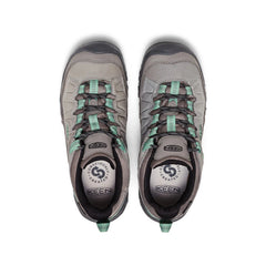 Women's Targhee IV Wide Waterproof Hiking Shoe | Alloy/Granite Green