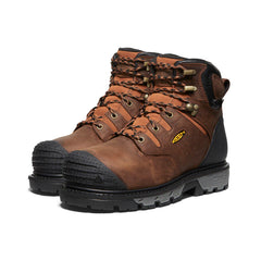 Men's Camden 6" Waterproof Boot INT MET (Carbon Toe) | Leather Brown/Black