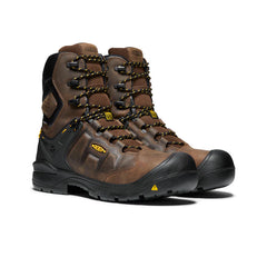 Men's Dover 8" Waterproof Boot (Carbon Toe) | Dark Earth/Black