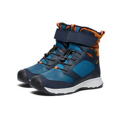 Big Kids' Skua Waterproof Winter Boot | Sky Captain/Gold Flame