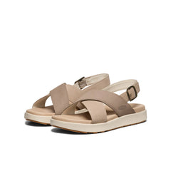 Women's Elle Luxe Cross Strap Sandal | Plaza Taupe/Brindle