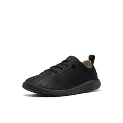 Big Kids' KNX Leather Sneaker | Triple Black