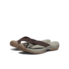 Men's Waimea Leather Flip-Flop | Java/Plaza Taupe