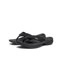 Women's Kona Leather Flip-Flop | Black/Vapor