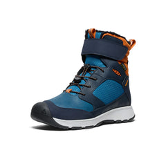 Big Kids' Skua Waterproof Winter Boot | Sky Captain/Gold Flame