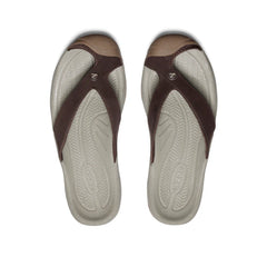 Men's Waimea Leather Flip-Flop | Java/Plaza Taupe