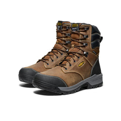 Men's Evanston 8" Insulated Waterproof Boot (Soft Toe) | Bison/Black