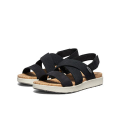Women's Elle Criss Cross Sandal | Black/Birch