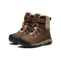 Big Kids' Kanibou Waterproof Winter Boot | Dark Earth/Roasted Pecan