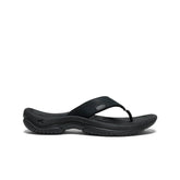 Men's Kona Leather Flip-Flop | Black/Steel Grey