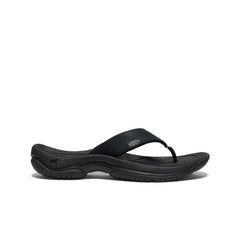 Men's Kona Leather Flip-Flop | Black/Steel Grey