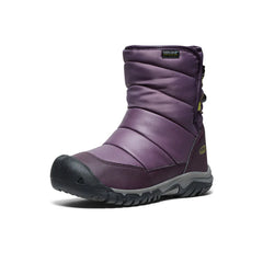 Big Kids' Puffrider Waterproof Winter Boot | Black Plum/Daiquiri Green