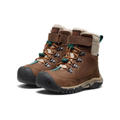 Little Kids' Kanibou Waterproof Winter Boot  |  Dark Earth/Roasted Pecan