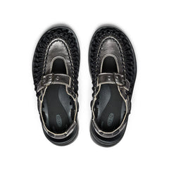 All Gender UNEEK PLT Mary Jane Sneaker  |  Silver/Black