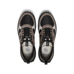 Men's KS86 Leather Sneaker  |  Black/Steel Grey