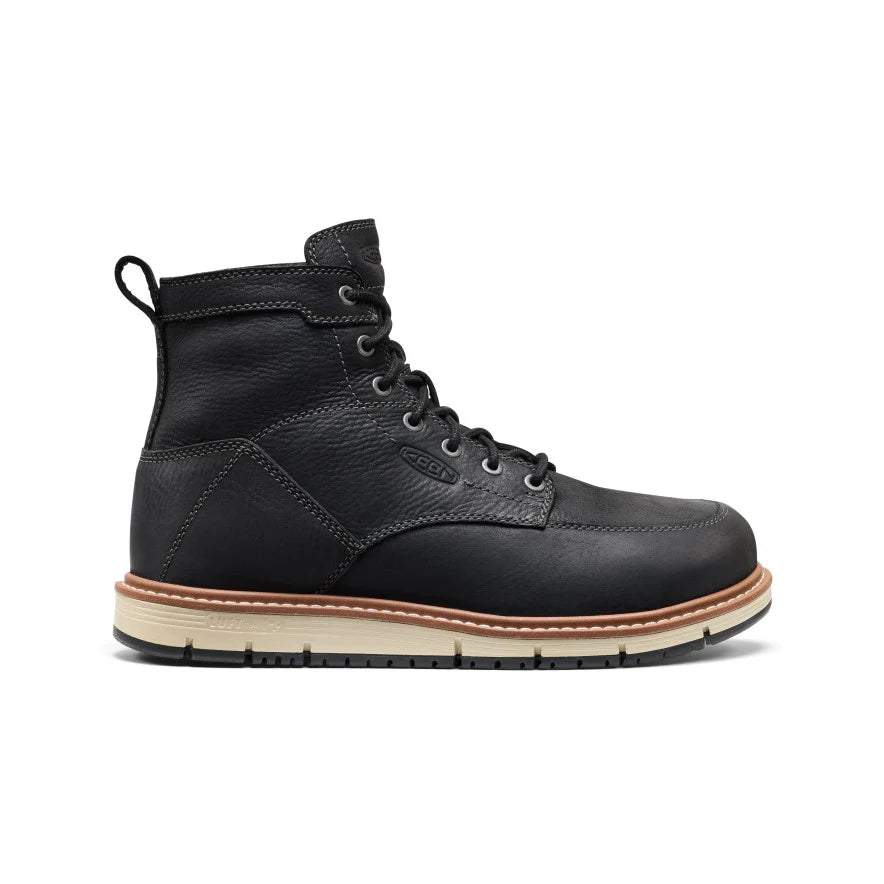 Men's San Jose 6" Boot (Aluminum Toe)  |  Black/Caramel Cafe