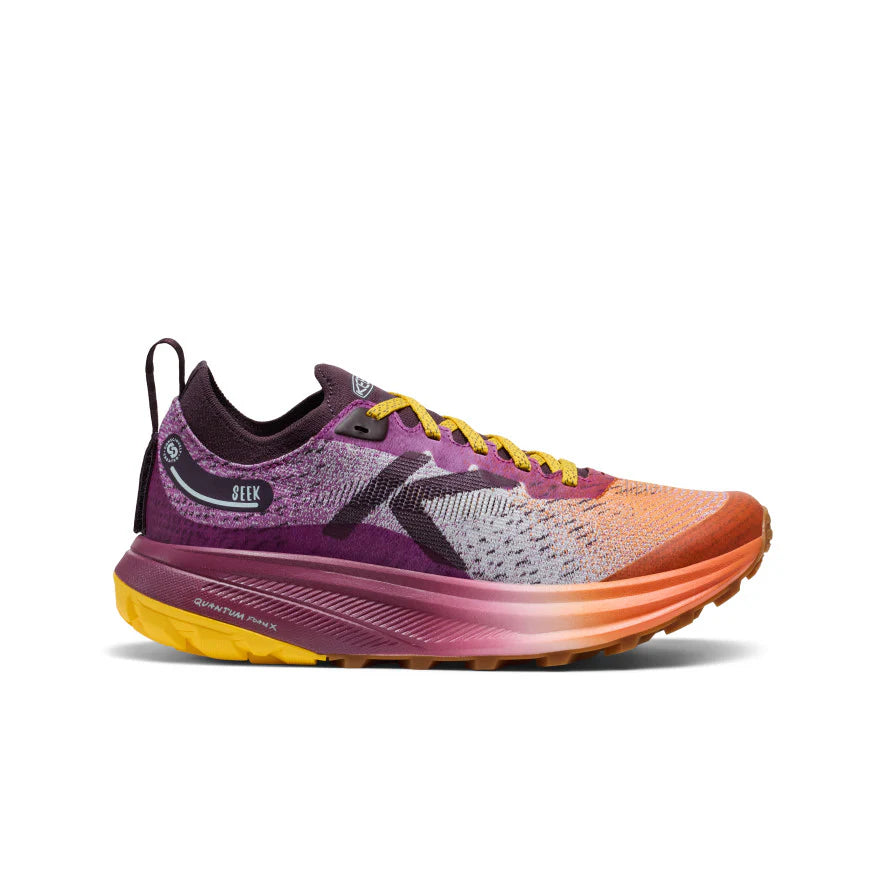 Women's Seek Trail Running Shoe  |  Willowherb/Orange Peel