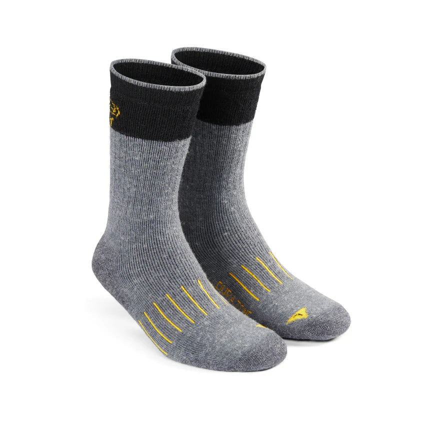 Men's Pittsburg Double Denier Medium Crew Sock  |  Grey