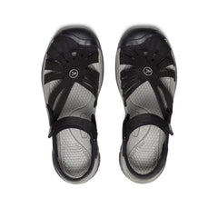 Women's Rose Sandal  |  Black/Neutral Gray
