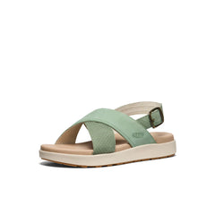 Women's Elle Luxe Cross Strap Sandal  |  Granite Green/Granite Green
