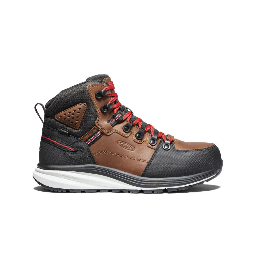 Men's Red Hook Waterproof Boot (Carbon Toe)  |  Tobacco/Black