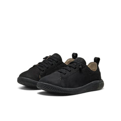 Little Kids' KNX Leather Sneaker  |  Triple Black