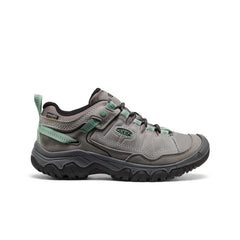 Women's Targhee IV Wide Waterproof Hiking Shoe  |  Alloy/Granite Green